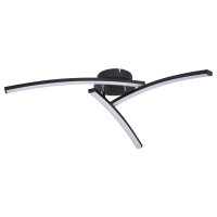 Tansy I Deckenleuchte Metall Schwarz Matt, Led 3