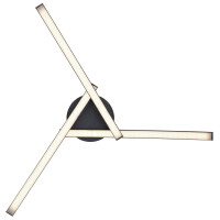 Tansy I Deckenleuchte Metall Schwarz Matt, Led 4