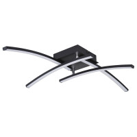 Tansy I Deckenleuchte Metall Schwarz Matt, Led 3