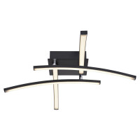 Tansy I Deckenleuchte Metall Schwarz Matt, Led 4