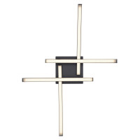 Tansy I Deckenleuchte Metall Schwarz Matt, Led 5