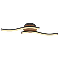 Globo 67171-12 Evita Deckenleuchte Metall Schwarz, Led 4