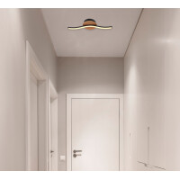 Evita Deckenleuchte Metall Schwarz, Led 2