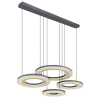 Blasius H&auml;ngeleuchte Metall Schwarz, Led