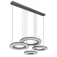 Blasius Hängeleuchte Metall Schwarz, Led 3
