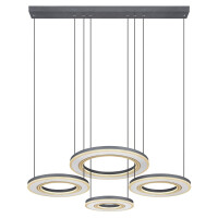 Blasius Hängeleuchte Metall Schwarz, Led 4