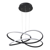 Panda Hängeleuchte Metall Schwarz Matt, Led 2