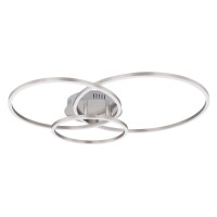 Munni Deckenleuchte Metall Nickel Matt, Led 3