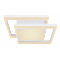 Globo 67225-24FSH Squares Deckenleuchte Metall Weiß, L