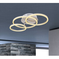 Kendy Deckenleuchte Metall Nickel Matt, Led 2