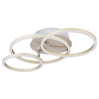 Kendy Deckenleuchte Metall Nickel Matt, Led 3