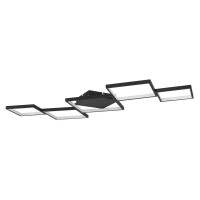 Kurio Deckenleuchte Metall Schwarz Matt, Led 3