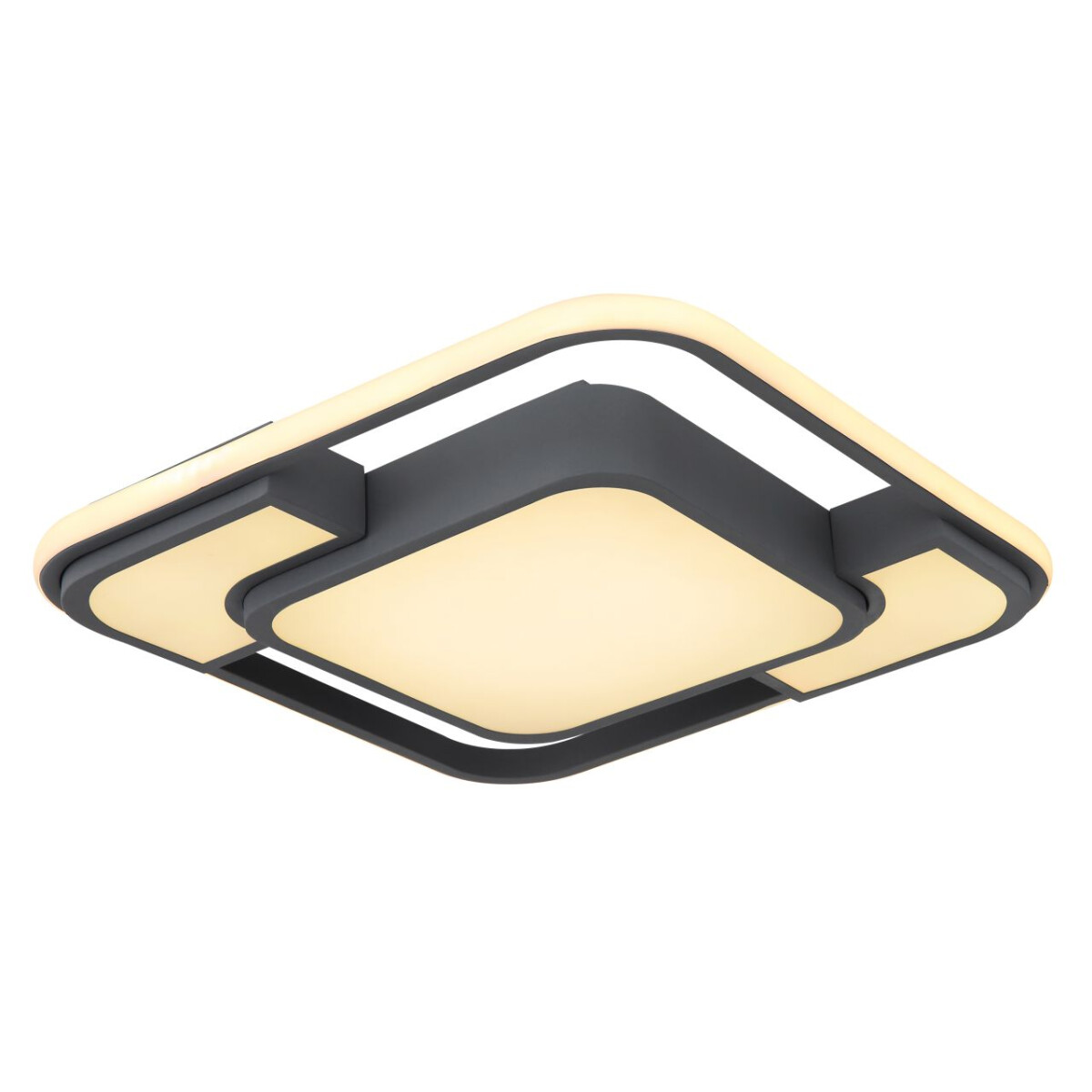 Deckenleuchte Metall Graphit, 1Xled Deckenleuchte Metall, Led