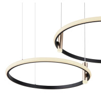 Globo 67300H Coco Hängeleuchte Metall Schwarz Matt, Led