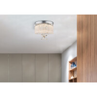 Mathilda Deckenleuchte Metall Verchromt, Led 3