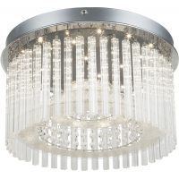 Joyce Deckenleuchte Metall Verchromt, Led