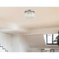 Joyce Deckenleuchte Metall Verchromt, Led 4