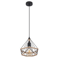 Globo 69029H2 Ulleu Hängeleuchte Metall Schwarz Matt, 1