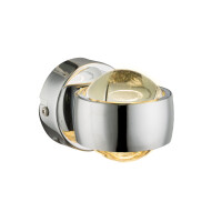 Globo 78292 Randi Wandleuchte Metall Verchromt, 2X Led 3