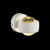Globo 78293 Randi Wandleuchte Metall Weiß, 2X Led 3