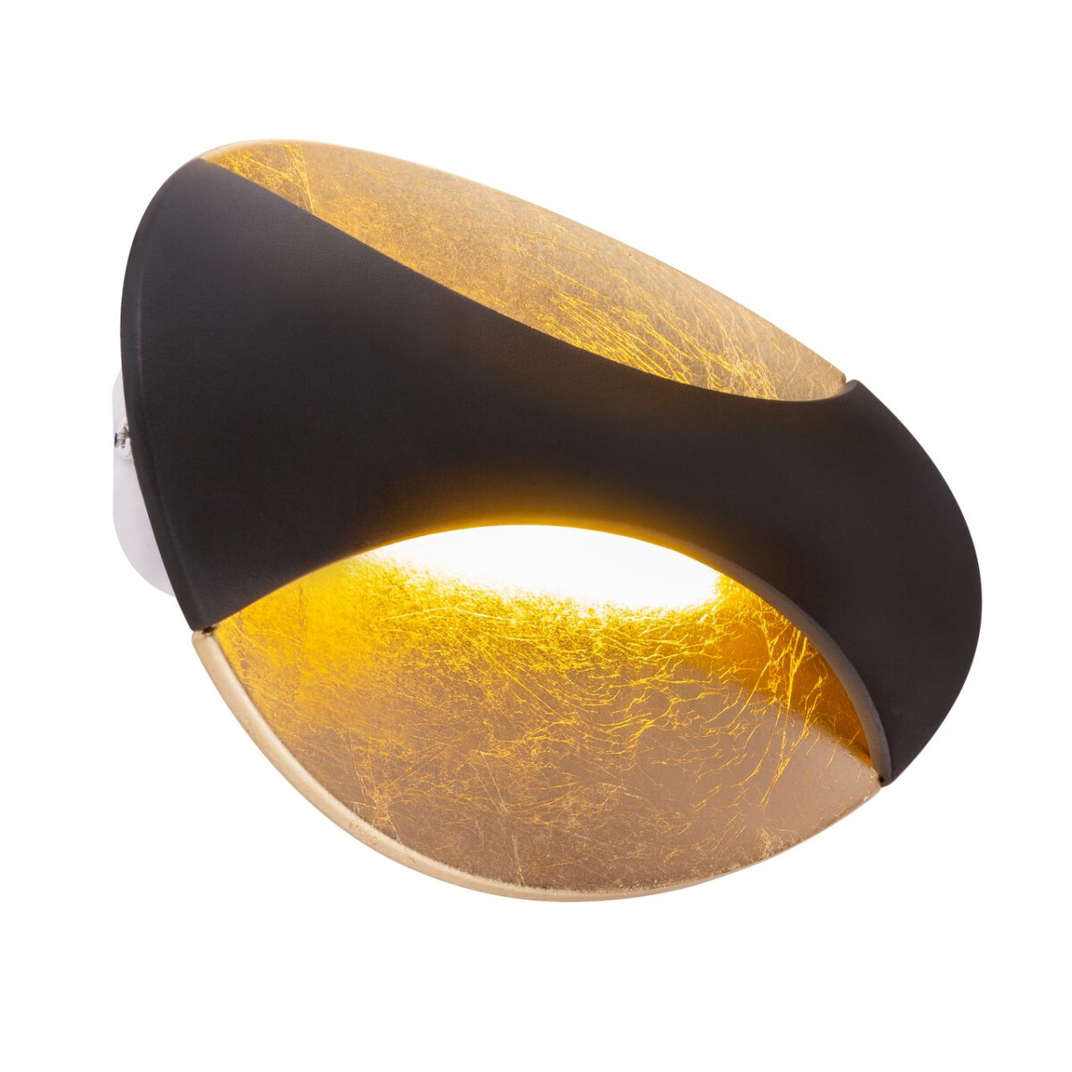 Alexandra Wandleuchte Metall Schwarz, Led
