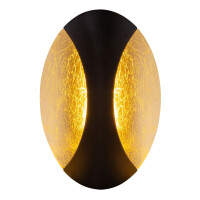 Alexandra Wandleuchte Metall Schwarz, Led 3