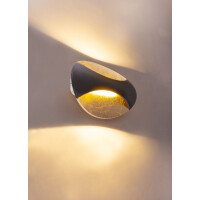 Globo 78400G Alexandra Wandleuchte Metall Schwarz, Led 5