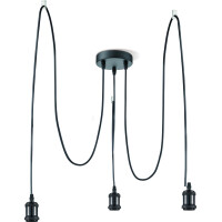 Oliver Hängeleuchte Metall Schwarz, 3X E27 3