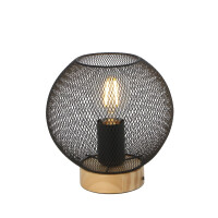 Pablo Tischleuchte Holz Braun, 1X E27 gallery