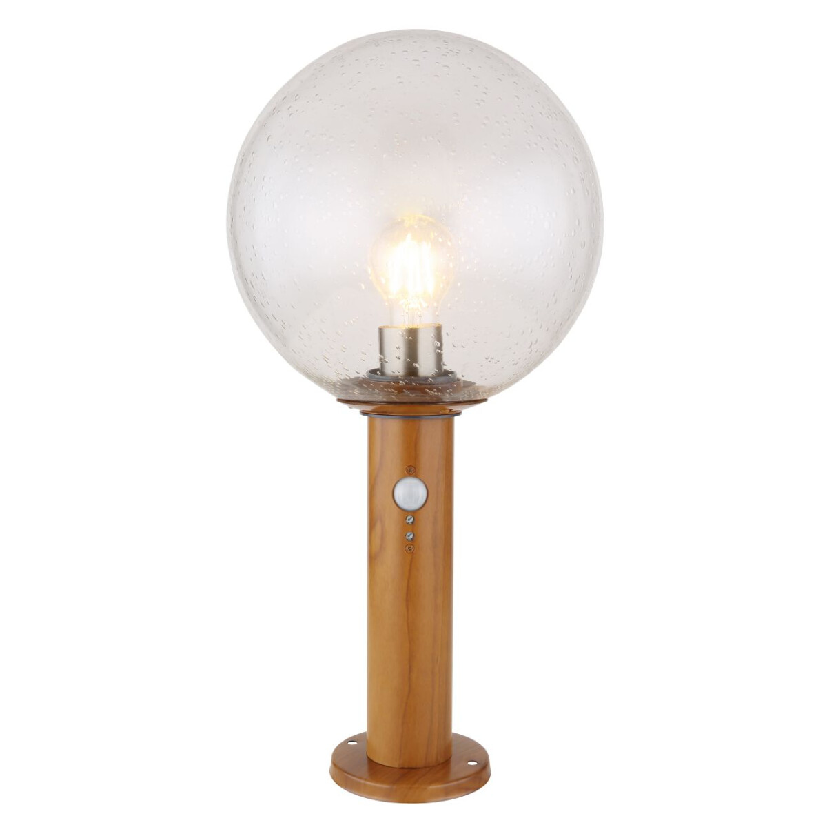 Ossy Außenleuchte Aluminium Druckguss Holzoptik, 1X E27 Led