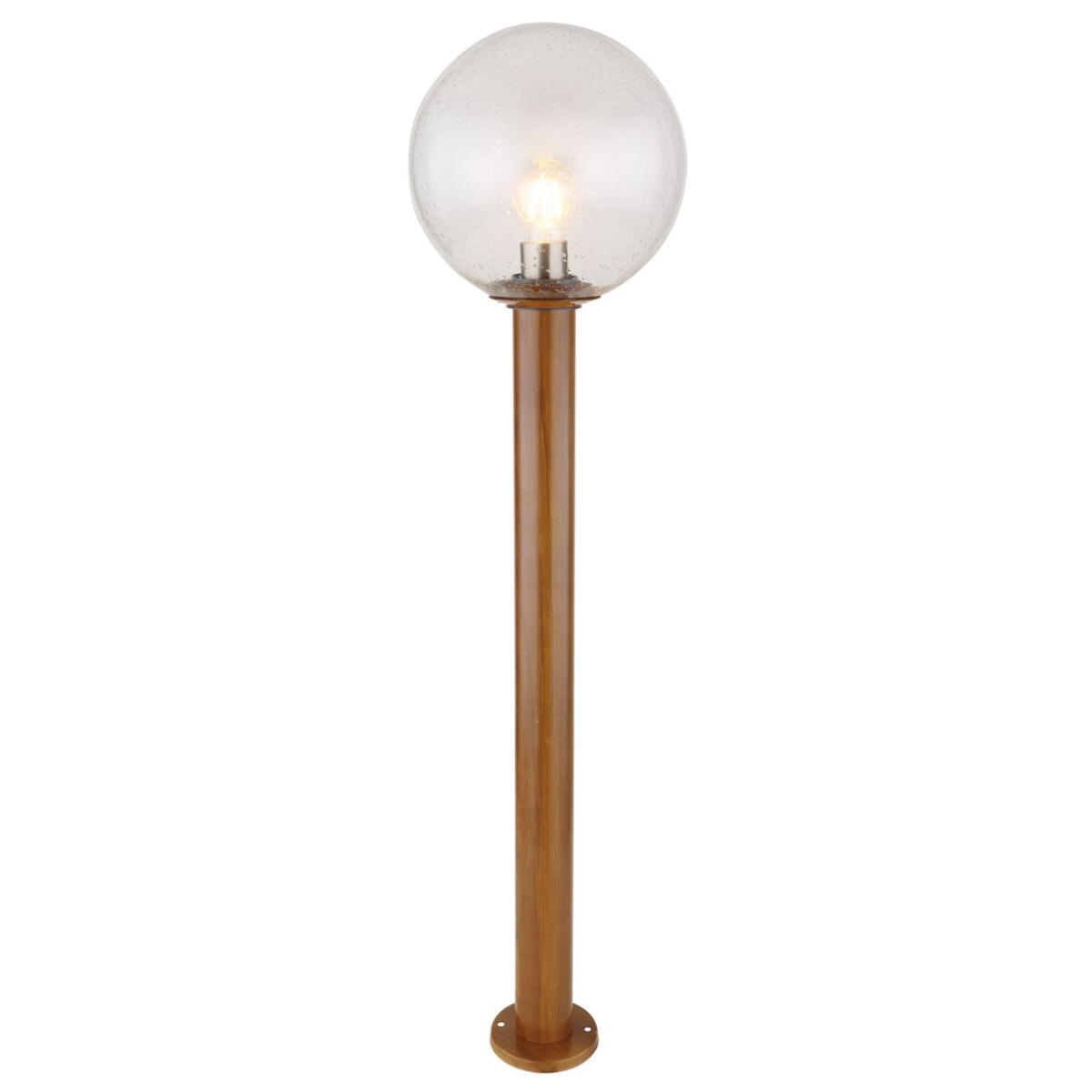 Ossy Außenleuchte Aluminium Druckguss Holzoptik, 1X E27 Led