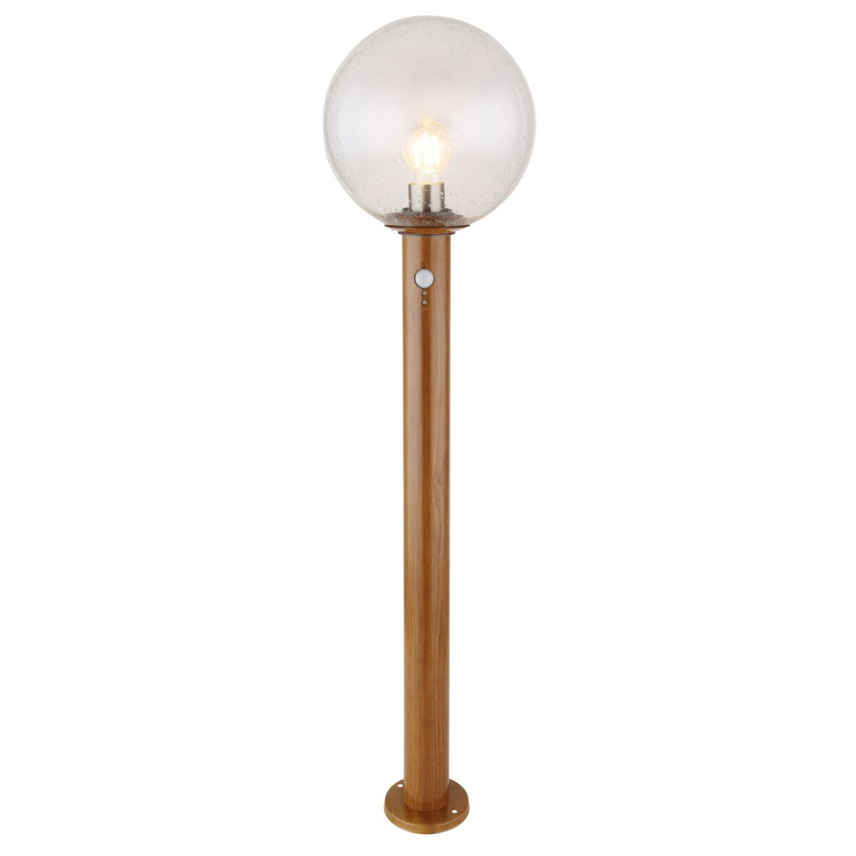 Ossy Außenleuchte Aluminium Druckguss Holzoptik, 1X E27 Led