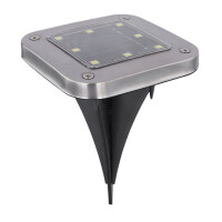 Globo 33414Q-2 Solarleuchte Edelstahl, 8Xled Solarleuchte Ed