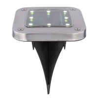 Globo 33414Q-2 Solarleuchte Edelstahl, 8Xled Solarleuchte Ed