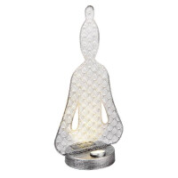 Solarleuchte Metall Silberfarben, 1Xled  gallery