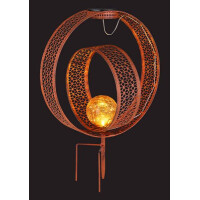 Globo 33644R Solarleuchte Metall Rostoptik, 1Xled Solarleuch