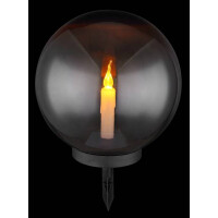 Globo 33819 Solarleuchte Kunststoff Schwarz, 1Xled Solarleuc