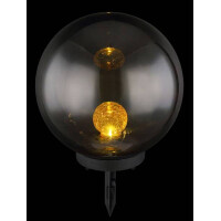 Globo 33827 Solarleuchte Kunststoff Schwarz, 1Xled Solarleuc