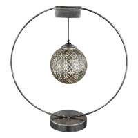 Globo 36618 Solarleuchte Metall Silberfarben, 1Xled Solarleu