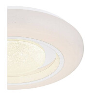 Globo 41369-18 Burro Deckenleuchte Metall Weiß, Led 5