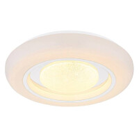Globo 41369-18 Burro Deckenleuchte Metall Weiß, Led 6