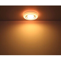 Globo 41369-18 Burro Deckenleuchte Metall Weiß, Led 8