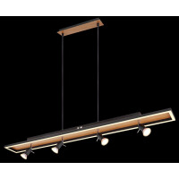 Ida Hängeleuchte Metall Schwarz Matt, Led 3
