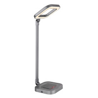 Monaco Tischleuchte Aluminium Grau, Led 1
