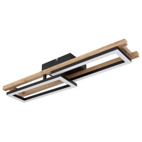 Globo 67266D Illa Deckenleuchte Metall Schwarz Matt, Led 3