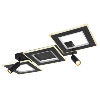 Marian Deckenleuchte Metall Schwarz Matt, Led 2