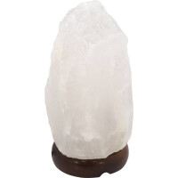 Stone Tischleuchte Salzkristall Weiß, 1X E14 2