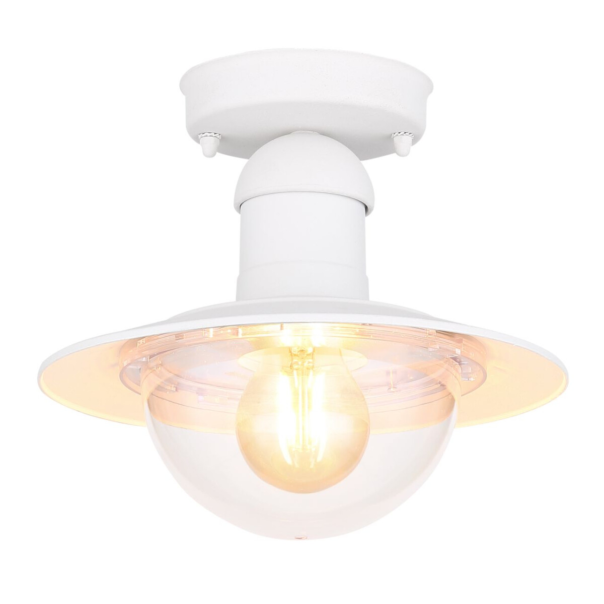 Linda Außenleuchte Aluminium Druckguss Weiß, 1X E27 Led