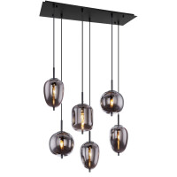 Globo 15345-6 Blacky H&auml;ngeleuchte Metall...