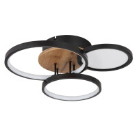 Globo 67273-30 Sid Deckenleuchte Metall Schwarz Matt, Led 3